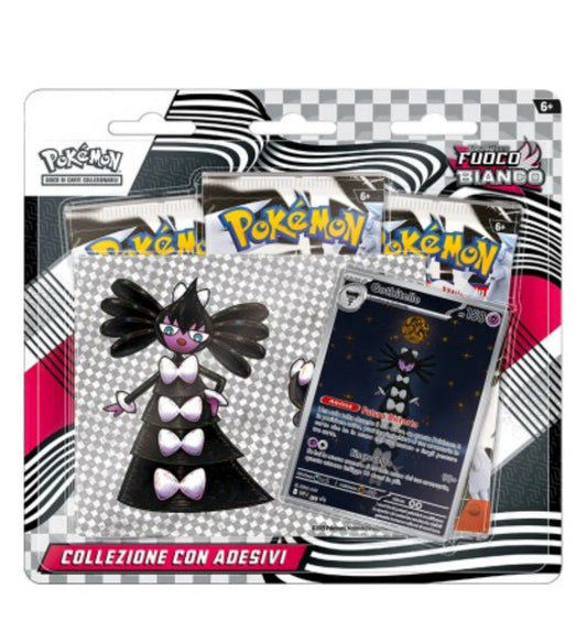 Pack Opening Blister Fuoco Bianco - Collezione con Adesivi